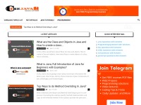 Desktop screenshot for corejavatopics.com