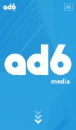 How ad6media.fr looks like on a mobile device such as an iPhone.