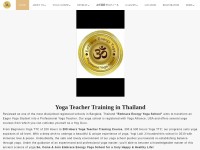 Desktop screenshot for yogaschoolthailand.com
