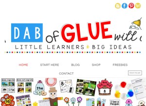 How adabofgluewilldo.com looks like on a tablet such as an iPad.