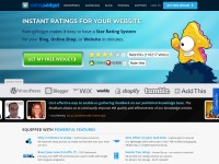 Desktop screenshot for rating-widget.com