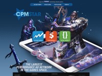 Desktop screenshot for cpmstar.com
