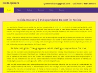 Desktop screenshot for noidaqueens.com