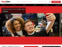 Desktop screenshot for sportclips.com