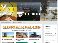Desktop screenshot for cetco.com