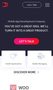 How addevice.io looks like on a mobile device such as an iPhone.