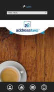 How addresstwo.com looks like on a mobile device such as an iPhone.