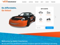 Desktop screenshot for veloxinsurance.com