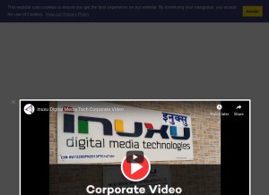 How adgebra.in looks like on a tablet such as an iPad.