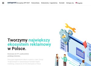 How adkontekst.pl looks like on a tablet such as an iPad.