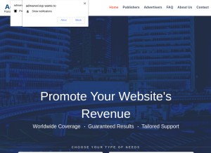 How admarvel.top looks like on a tablet such as an iPad.