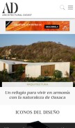 How admexico.mx looks like on a mobile device such as an iPhone.