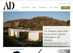 How admexico.mx looks like on a tablet such as an iPad.