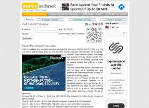How adminsub.net looks like on a tablet such as an iPad.