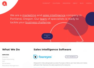 How adpearance.com looks like on a tablet such as an iPad.