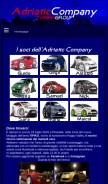 How adriatic-company.it looks like on a mobile device such as an iPhone.