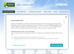 How adsearch.pl looks like on a tablet such as an iPad.