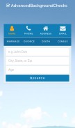 How advancedbackgroundchecks.com looks like on a mobile device such as an iPhone.