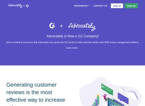 How advocate.ly looks like on a tablet such as an iPad.