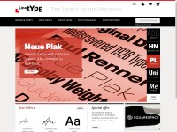 Desktop screenshot for linotype.com