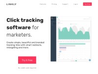 Desktop screenshot for linklyhq.com