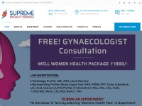 Desktop screenshot for supremehospitals.in