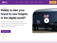 Desktop screenshot for qixads.com