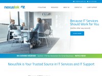 Desktop screenshot for nexustek.com