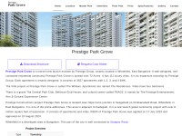 Desktop screenshot for prestigesparkgrove.in