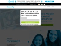 Desktop screenshot for freedompop.com