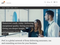 Desktop screenshot for pwc.com