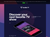 Desktop screenshot for samba.tv