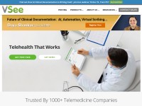 Desktop screenshot for vsee.com