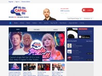 Desktop screenshot for capitalfm.com