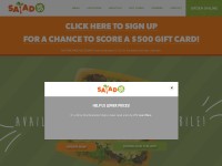 Desktop screenshot for saladandgo.com