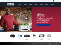 Desktop screenshot for epson.com