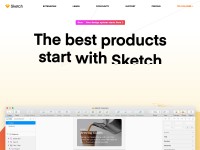Desktop screenshot for sketch.com