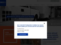 Desktop screenshot for beckgroup.com