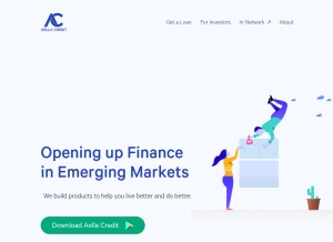 How aellacredit.com looks like on a tablet such as an iPad.