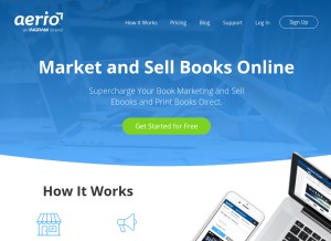 How aerbook.com looks like on a tablet such as an iPad.