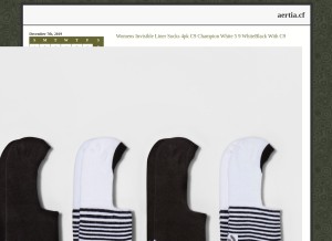 How aertia.cf looks like on a tablet such as an iPad.