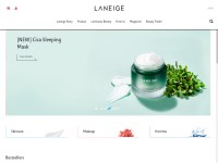 Screenshot of laneige.com