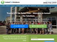 Desktop screenshot for instanttaxsolutions.com