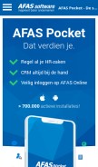 How afaspocket.nl looks like on a mobile device such as an iPhone.