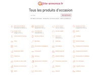 Desktop screenshot for site-annonce.fr