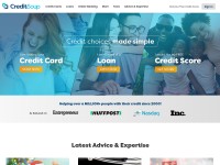 Desktop screenshot for creditsoup.com