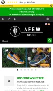 How afew-store.com looks like on a mobile device such as an iPhone.