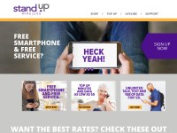 Desktop screenshot for standupwireless.com
