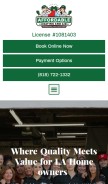 How affordableairla.com looks like on a mobile device such as an iPhone.