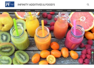 How africa-softdrinksflavours.com looks like on a tablet such as an iPad.